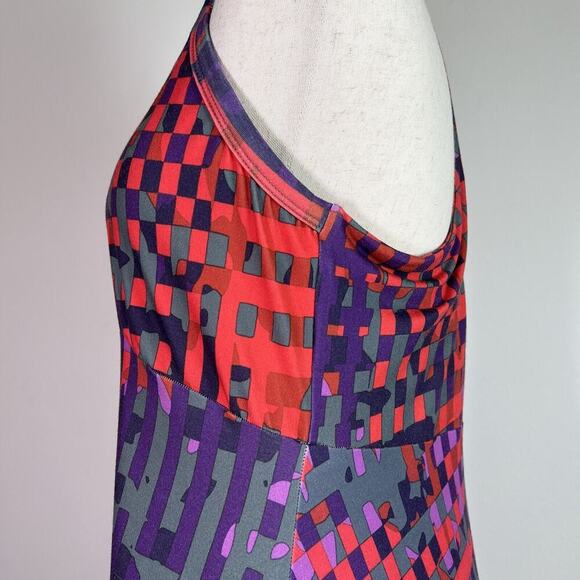 Krimson Klover Mini Dress Size Large Red Purple Tank Athletic Walking Athleisure - Picture 10 of 16
